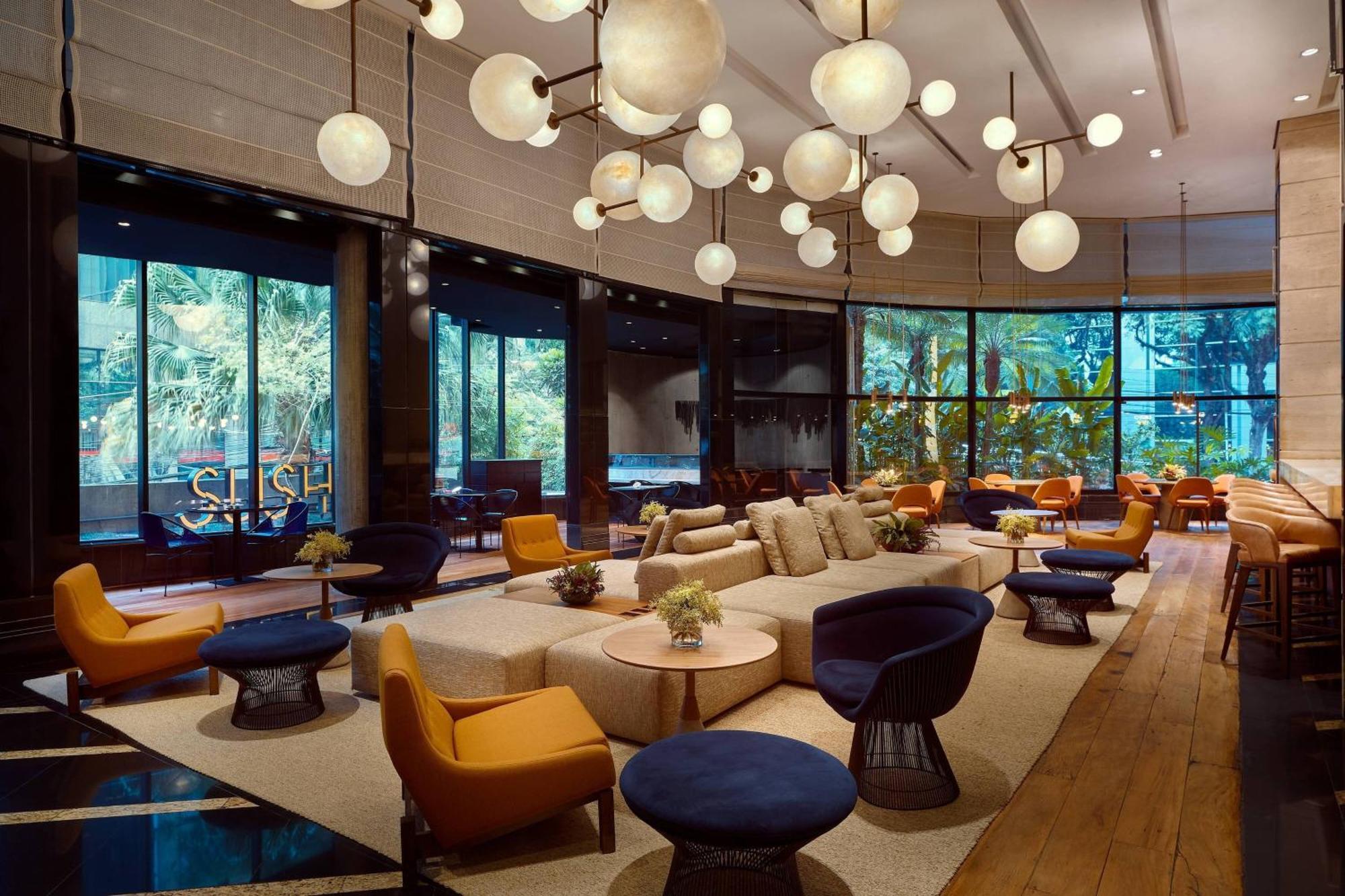 Renaissance Sao Paulo Hotel Bagian luar foto The lounge at the airport